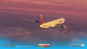 Qatar Airways OneWorld A7-BAA | PMDG 777-300ER thumbnail 3