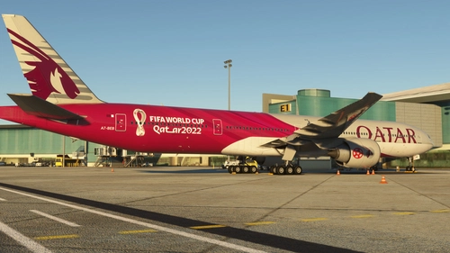 Qatar Airways "World Cup 2022" (A7-BEB) - PMDG B777-300ER