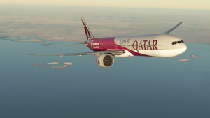 Qatar Airways "World Cup 2022" (A7-BEB) - PMDG B777-300ER thumbnail 6
