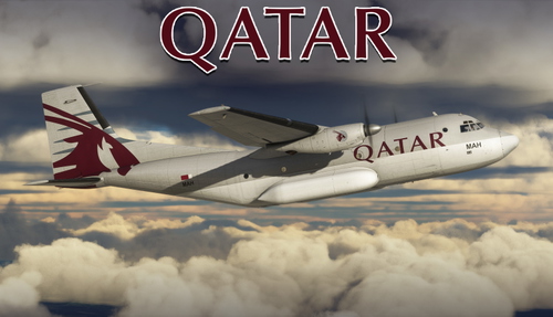 Qatar Emiri Air Force C-160 (Fictional) | AzurPoly C-160 Transall [8K]