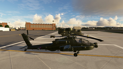 RAF AH-64  Apache Olive Drab