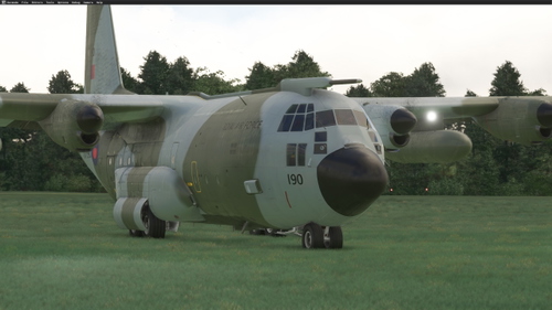 RAF C130H Hercules Refuel Probe Mod