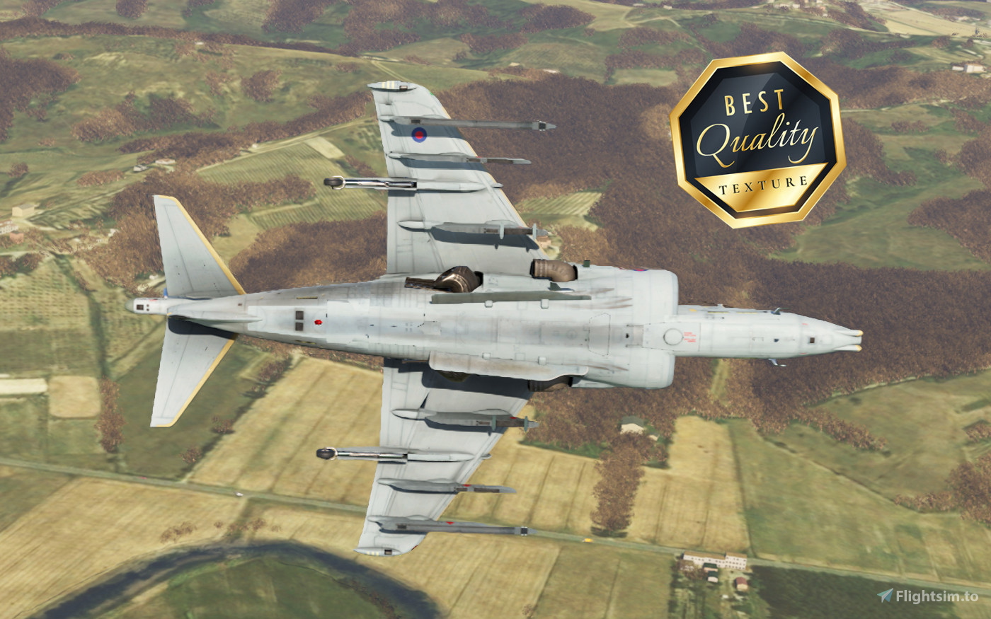 Maquette Avion De Chasse Harrier GR.9 RAF (2010) à L'Échelle 1:100 | Marque Hachette | Collection Combat Planes CP105