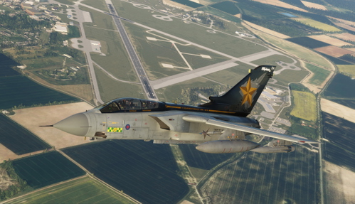 RAF Panavia Tornado GR.4 "31 Sqn Retirement scheme" Tail ZD716 (8K Textures)