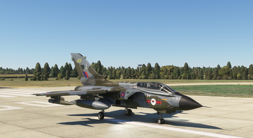 RAF Tornado GR1 45 (R) SQN TWCU ZA408