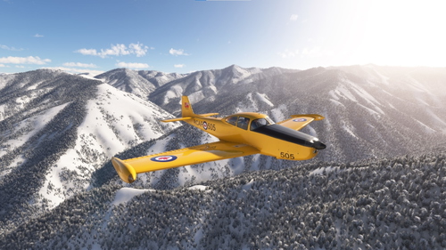 RCAF 505 livery for the payware RYAN Navion B by HANGAR STUDIOS 713