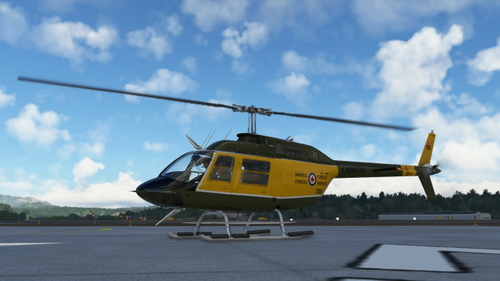 RCAF CH-136 Kiowa Livery for CowanSim B206