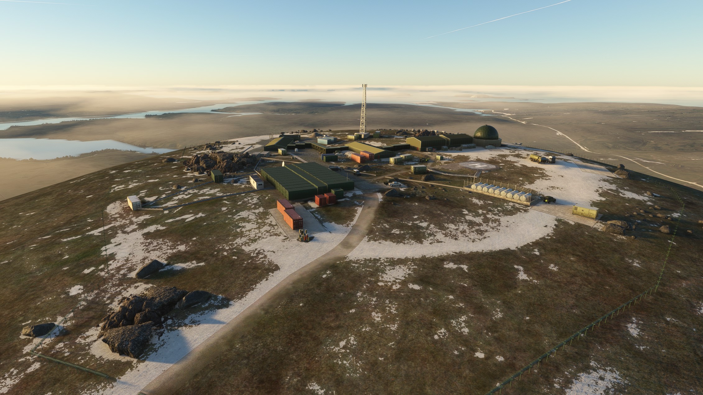 Remote Radar Head Mount Alice, with helipad, West Falkland - Image 1