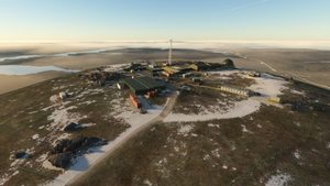 Remote Radar Head Mount Alice, with helipad, West Falkland thumbnail 1