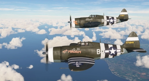 Republic P-47D Razorback 365th FG B4-J "the Madam"