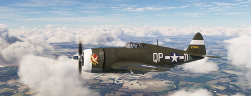 Republic P-47D Razorback 4th FG QP-D "Miss Plainfield"