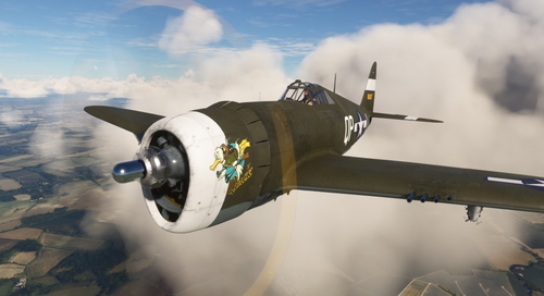 Republic P-47D Razorback 4th FG QP-L "Quack"