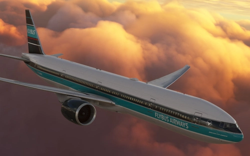 Retro - FlyBus Virtual Airlines [G-BSKG]  PMDG B777-300ER