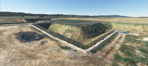 RJEB Monbetsu Airport DEM + Aerial image thumbnail 3