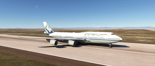 Rocky Mountain Virtual - Boeing 747-8i (Salty 747-8) in our Version 3.1 Livery