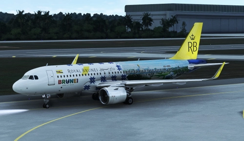 Royal Brunei Airlines (Brunei Tourism Livery) A32NX [8K]