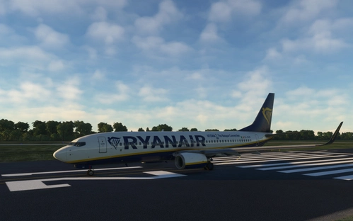 PMDG B737-800 Ryanair EI-DHR (Vitoria the  Basque connection) + Interior