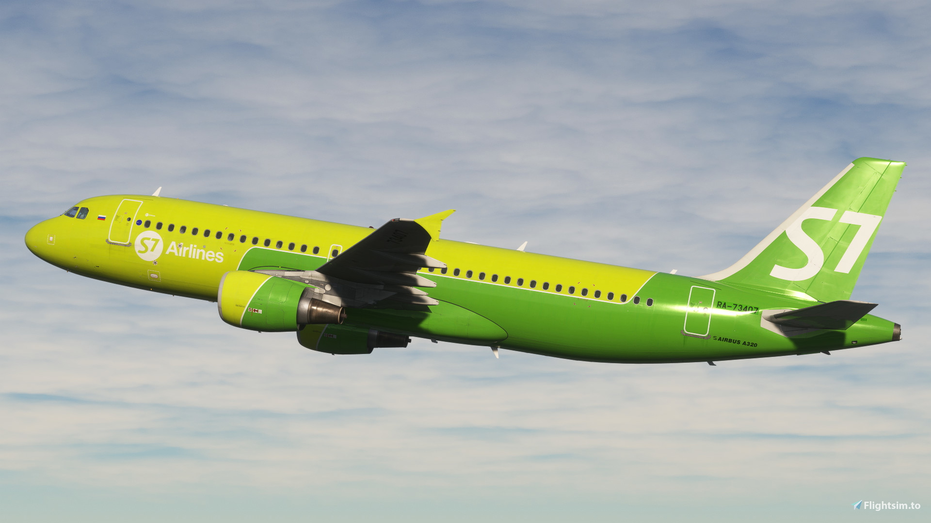 S7 Airlines | Pack w/ Cabin | Fenixsim Airbus A320v2 - Image 1