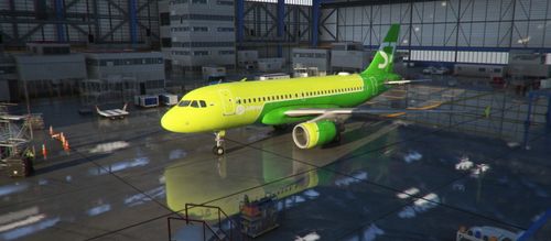 S7 Airlines A319 Livery