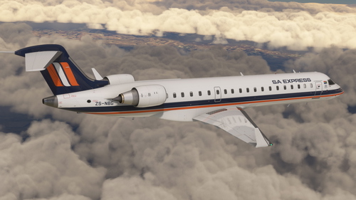 SA Express Bombardier CRJ700 ZS-NBG Fictional 1994 Livery