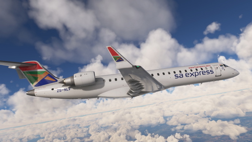 SA Express Bombardier CRJ700 ZS-NLV