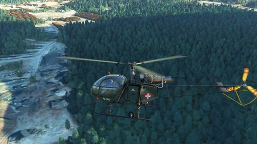 SA315 B Swiss Airforce