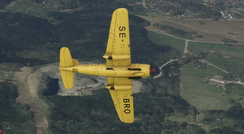 SAAB B17 SE-BRO Svensk Flygtjänst