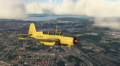 SAAB B17 SE-BYH Svensk Flygtjänst