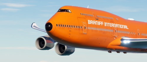 Salty 747-8 Braniff International Airways