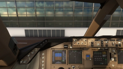 Salty Boeing 747-8i EFB version Custom Cameras and Wing Views