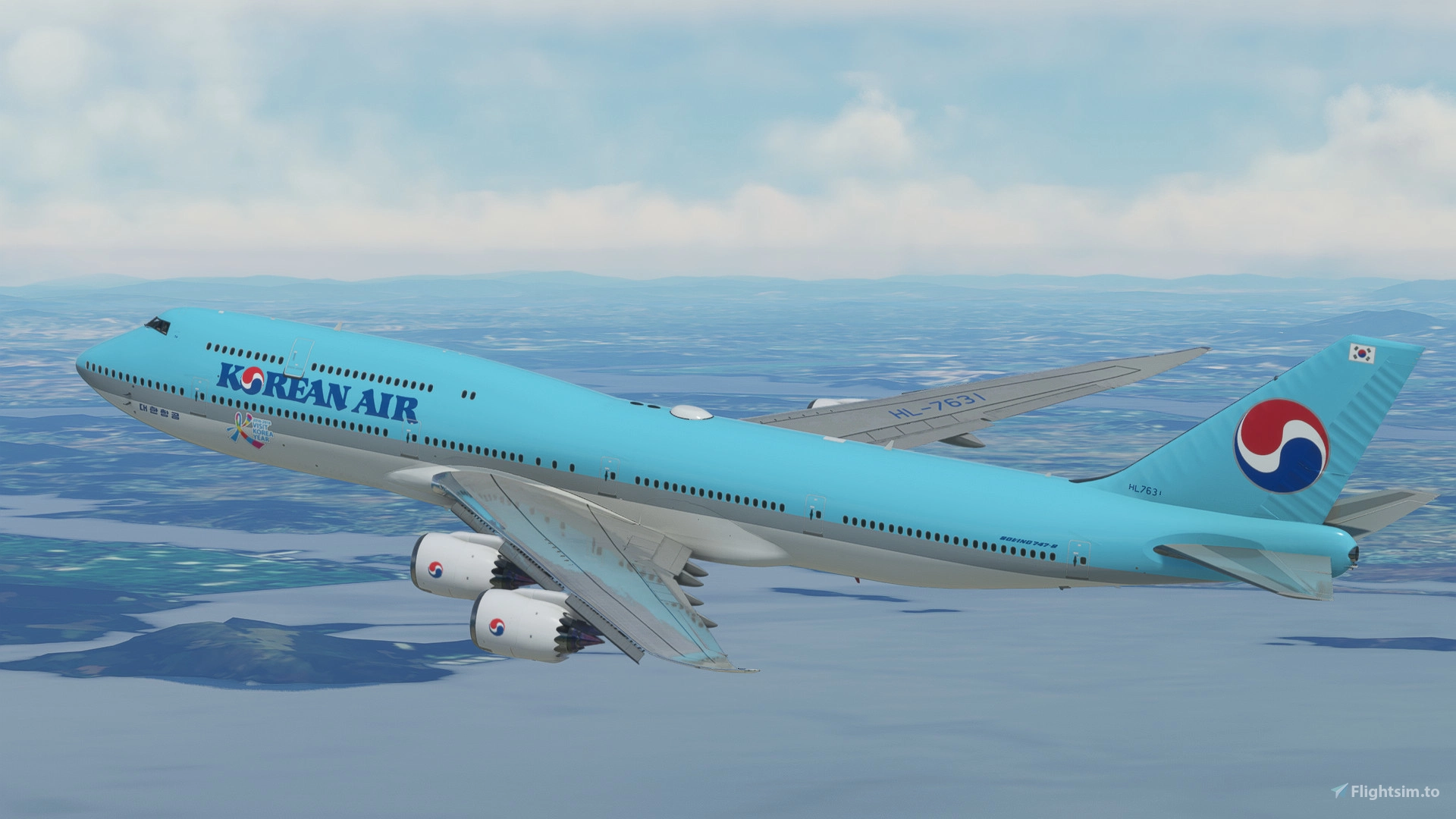 Salty Korean Air 747-8i | HL7631 - Image 1
