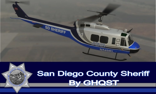 𝗢𝗨𝗧𝗗𝗔𝗧𝗘𝗗 San Diego County Sheriff UH-1