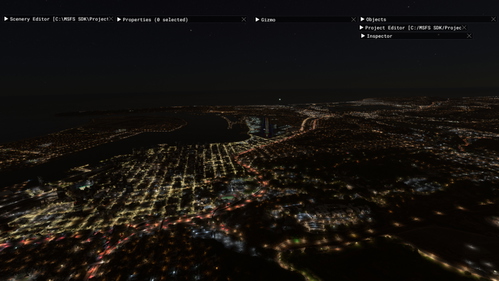 San Diego downtown night enhancement