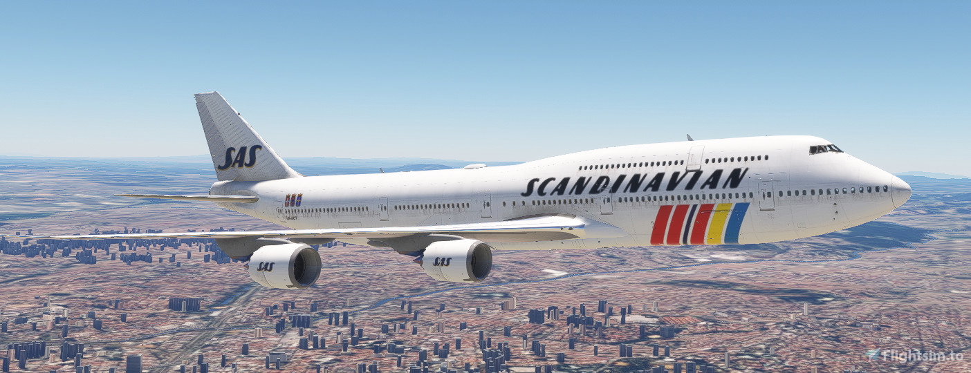 SAS LIVERY OLD 747-8 (Livery mod by Marcioart121BR) for
