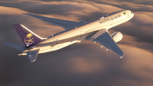 Saudia | HZ-ARD  | HorizonSim 787-9 | 8K & 4K thumbnail 2