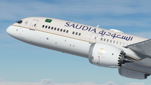 Saudia | HZ-ARD  | HorizonSim 787-9 | 8K & 4K thumbnail 5