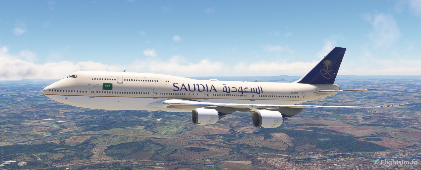 SAUDIA AIRLINES B747-8 for Microsoft Flight Simulator | MSFS