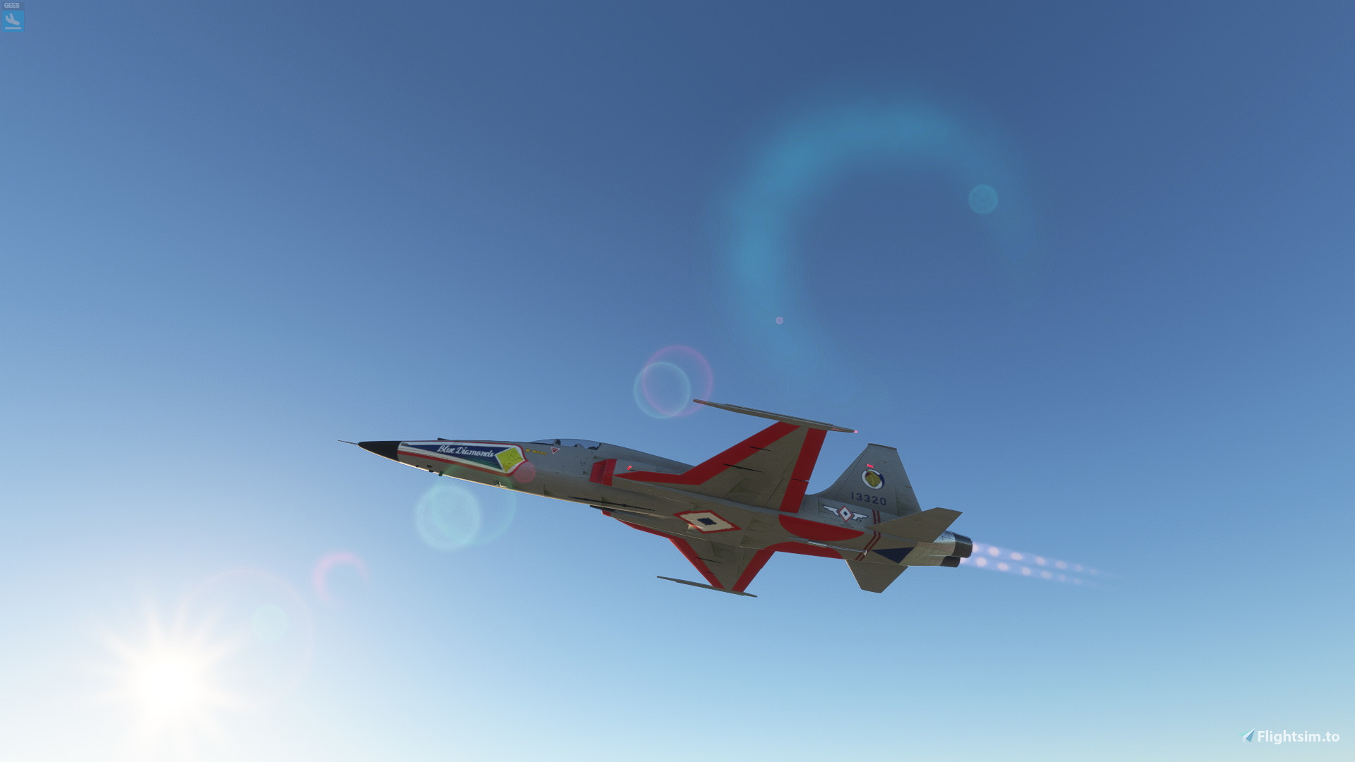 paf blue diamonds