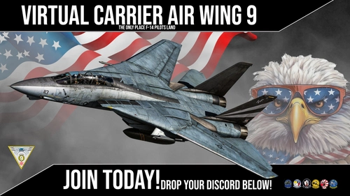 SC Designs F5E Livery Pack for Carrier Air Wing 9 (vCVW-9) Aggressors