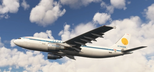 Scanair A300-600R LN-RCA circa 1983
