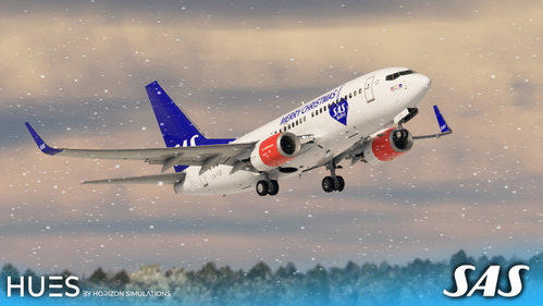 Scandinavian Airlines LN-TUD "Julefly" | PMDG 737-700