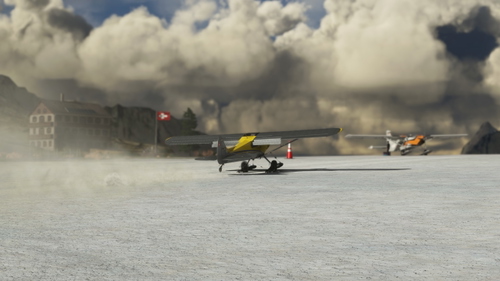 Schweiz Gletscherflugpiste Petersgrat (LSPB)