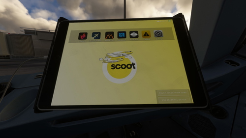 Scoot A320 EFB - Fenix V2 