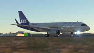 2 Pack (SE-RZX & EI-SIN) - SCANDINAVIAN AIRLINES A320NEO (SAS) - NEW LIVERY 8K - INI A320NEO thumbnail 9