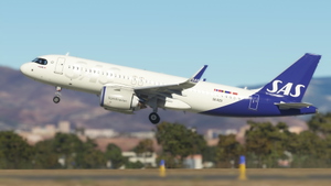 2 Pack (SE-RZX & EI-SIN) - SCANDINAVIAN AIRLINES A320NEO (SAS) - NEW LIVERY 8K - INI A320NEO thumbnail 8