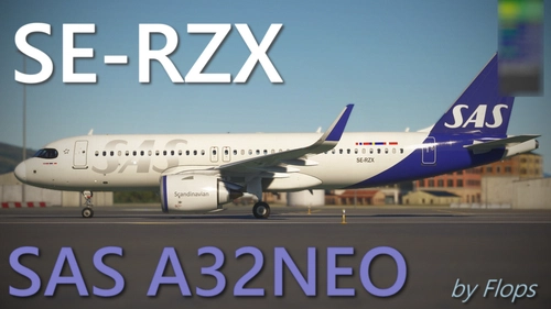 2 Pack (SE-RZX & EI-SIN) - SCANDINAVIAN AIRLINES A320NEO (SAS) - NEW LIVERY 8K - INI A320NEO