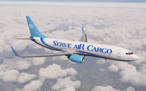 Serve Air Cargo Boeing 737-800BCF PMDG BW 9S-ATT