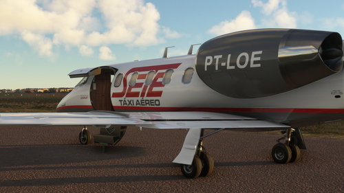 SETE Linhas Aéreas | FLYSIMWARE  |  LEARJET 35A | PT-LOE | PT-LHT | PT-KZR |