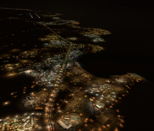 Sharm el-Sheikh (HESH) night lights improvement