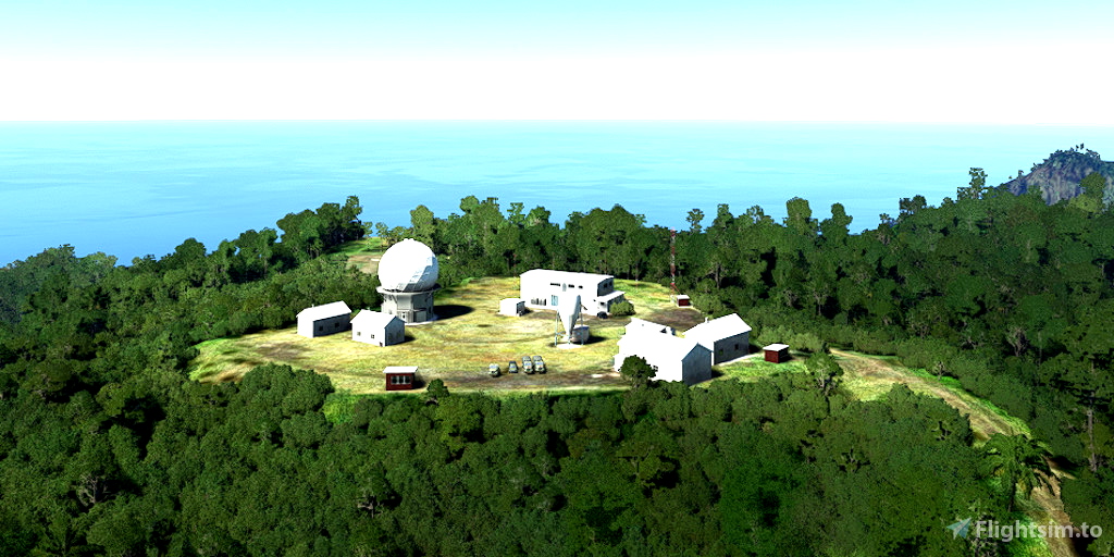 Short VFR Hawaii Kaua'i Kokee Air Force Radar Station для
